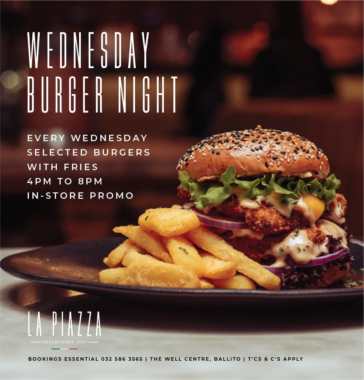 Burger Nights | Every Wednesday